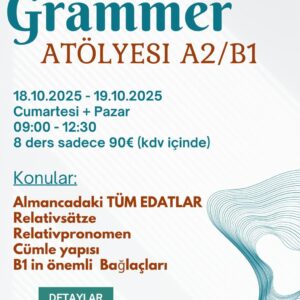 Almanca Gramer Atölyesi